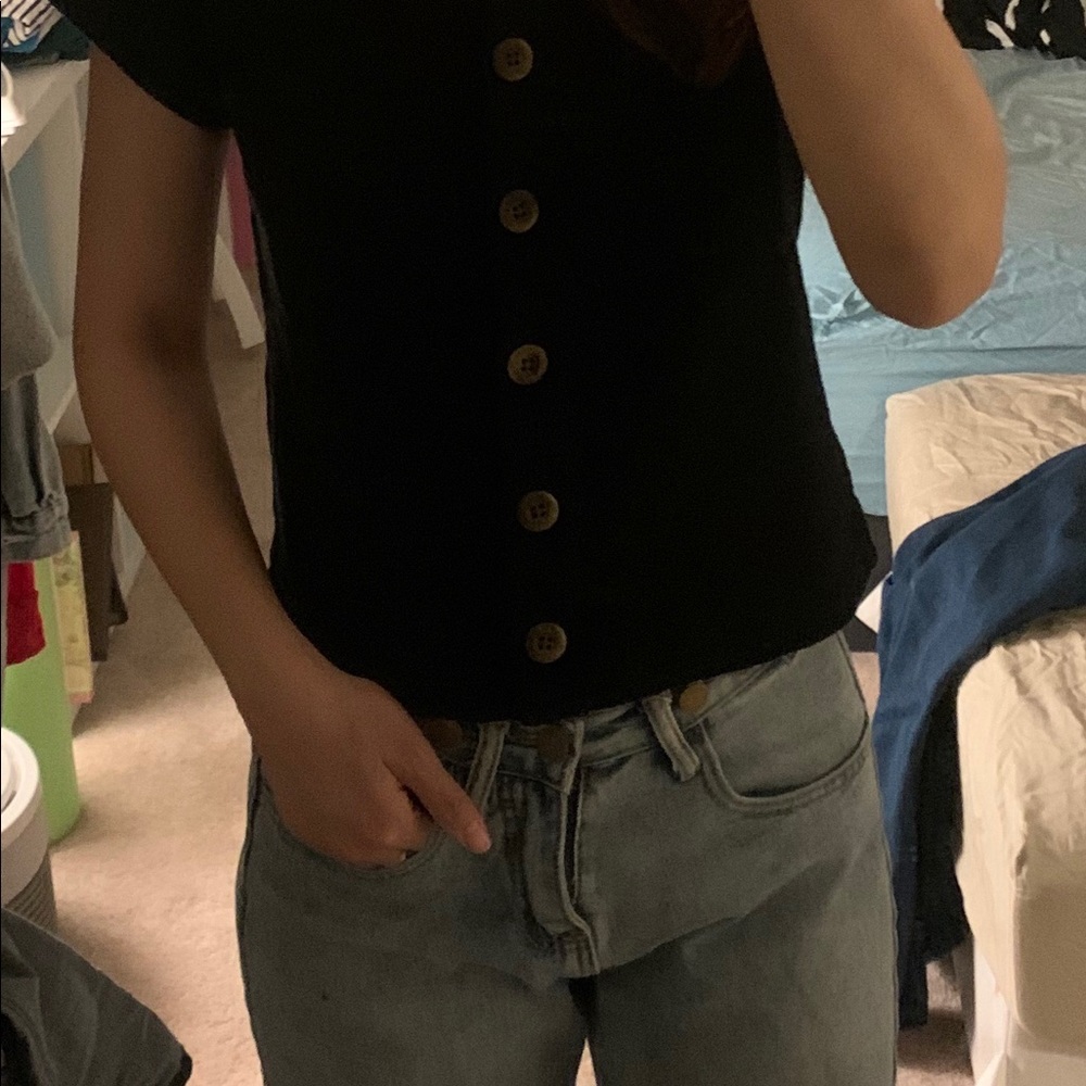 Madewell Black Top - Picture 5 of 5